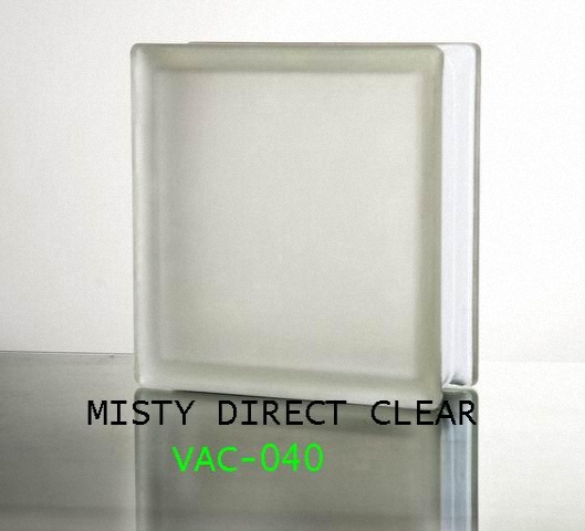 Gạch kính lấy sáng Misty Direct clear – trắng trơn mờ VAC-040