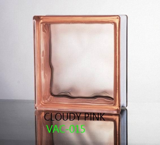 Gạch kính màu Cloudy Pink - Trơn hồng VAC-015