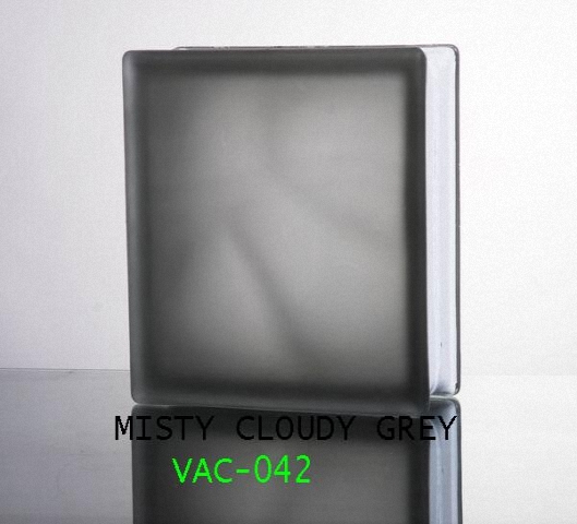 Gạch kính màu Misty Cloudy Grey - Vân xám VAC-042