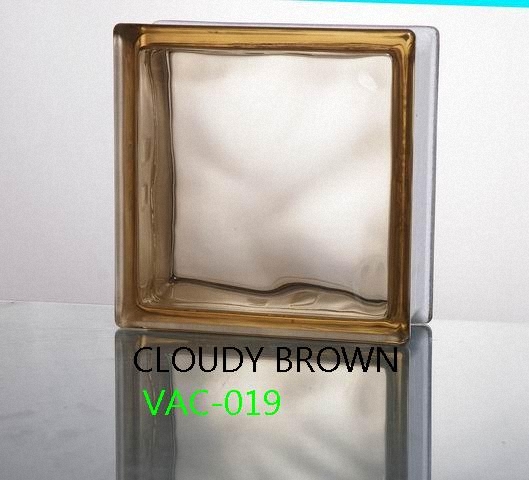 Gạch kính màu trơn nâu - Cloudy Brown VAC-019