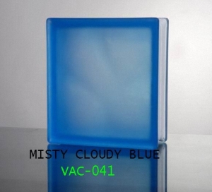Gạch kính màu Misty Cloudy Blue – Vân xanh VAC-041