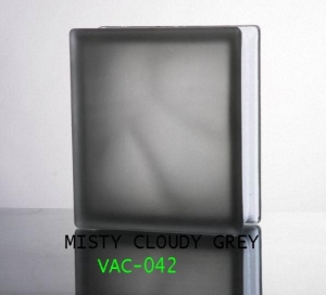 Gạch kính màu Misty Cloudy Grey - Vân xám VAC-042