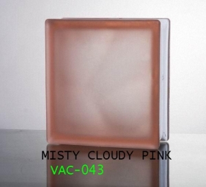 Gạch kính màu Misty Cloudy Pink – Vân hồng VAC-043