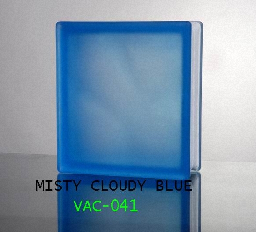 Gạch kính màu Misty Cloudy Blue – Vân xanh VAC-041