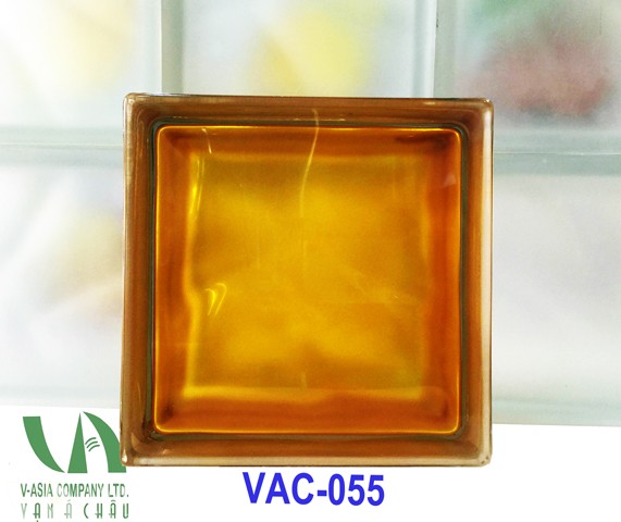 Gạch kính màu Yellow – vàng khối VAC-055