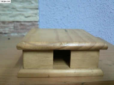 Hộp gỗ trang trí hình vuông (nắp bật)