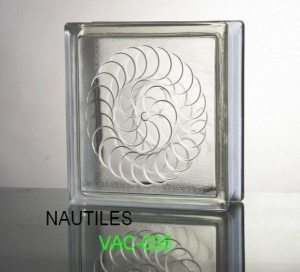 Gạch kính lấy sáng Nautiles – Xoắn ốc VAC-035